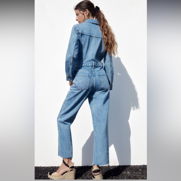 Zara denim jumpsuit - Picture 5 of 13